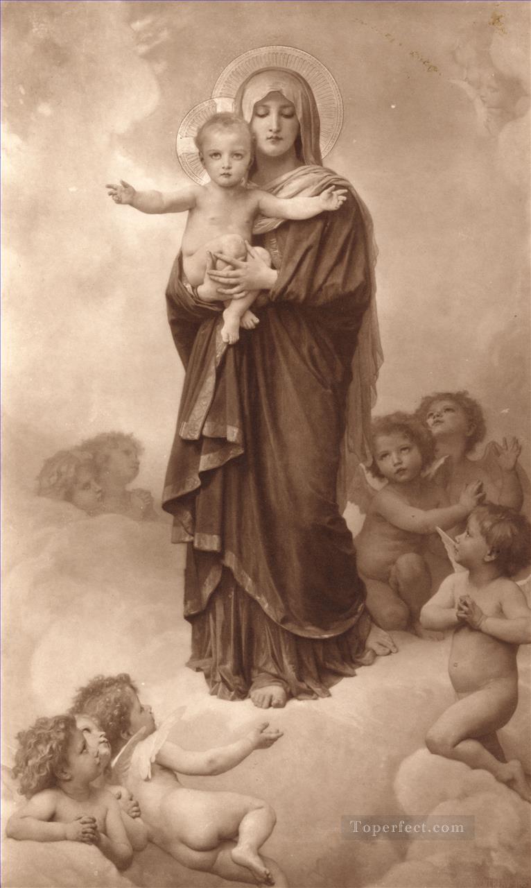 NotreDame Des Anges Realism William Adolphe Bouguereau Oil Paintings